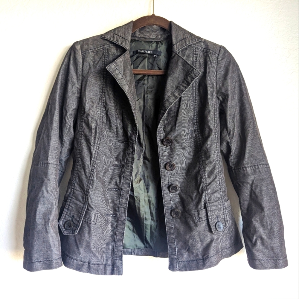 Marc Aurel Blazer Jacket 💕 Olive Brown XS 34